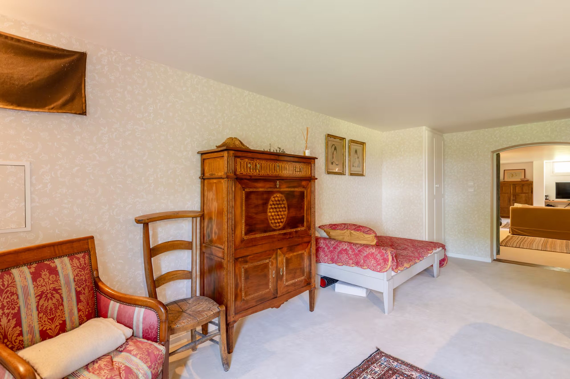 Suite Rose, espace detente attenant